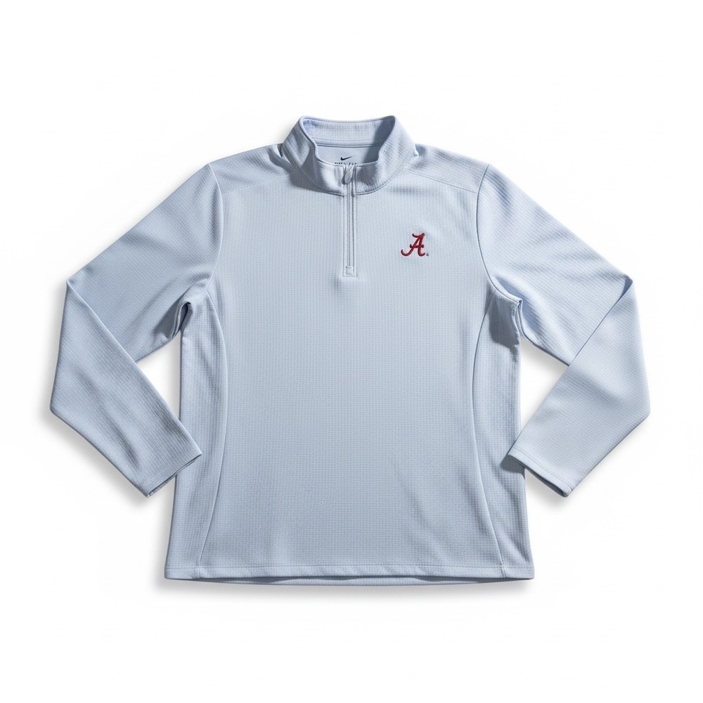 Nike Women’s Alabama Logo White Dri-FIT Quarter-Zip